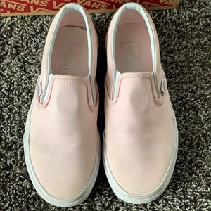 Pink classic slip-on vans